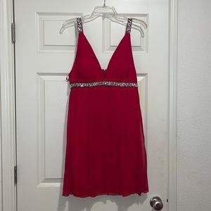 Red Cocktail Dress Size 12